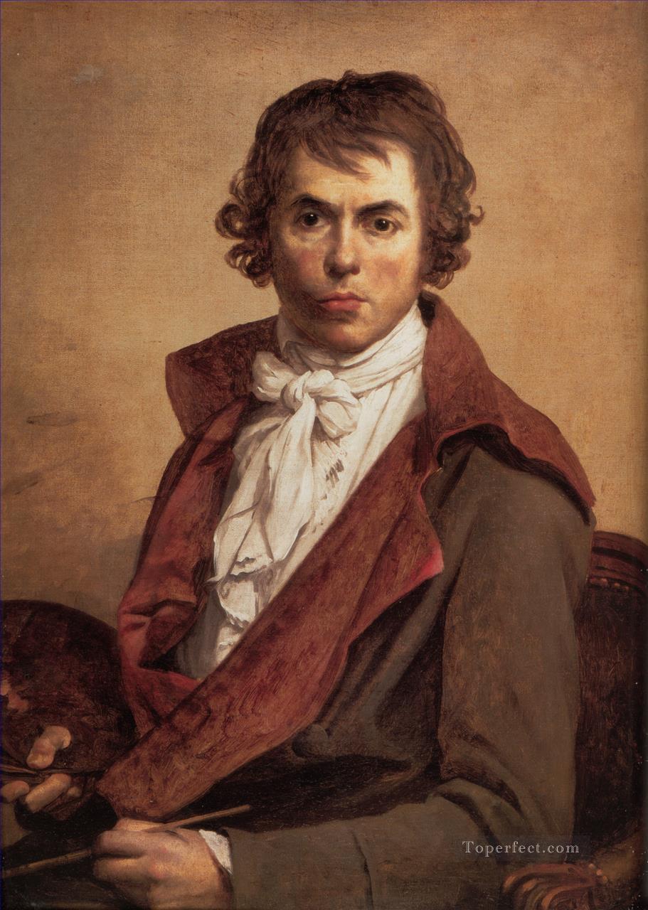 Autorretrato Neoclasicismo Jacques Louis David Pintura al óleo